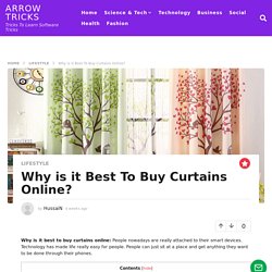 Why is it Best To Buy Curtains Online?