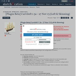 [Plugin Beta] Curviloft 1.2c - 15 Nov 11 (Loft & Skinning)