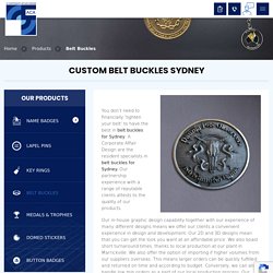 Belt Buckles in Sydney