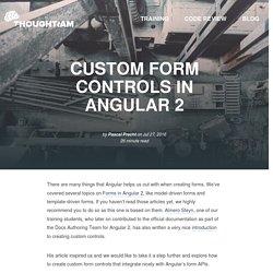 Custom Form Controls in Angular 2