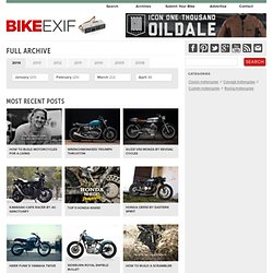 Classic motorcycles, custom motorcycles and cafe racers
