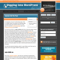 Digging Into WordPress