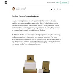 Get Best Custom Powder Packaging - caro Leto - Medium