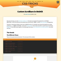Custom Scrollbars in WebKit