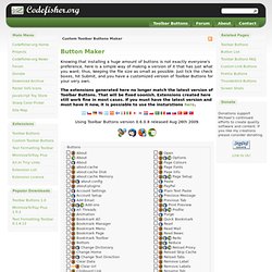 Custom Toolbar Buttons Maker