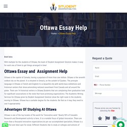 Custom Essay Writing Services in Ottawa at the Best Costs