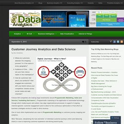 Customer Journey Analytics and Data Science