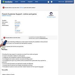 French Community Manager - online card game la UBISOFT Romania, BUCURESTI