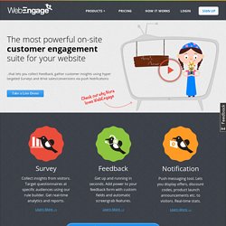 On-Site Customer Engagement Suite - WebEngage