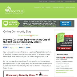 Improve Customer Experience Using One of the Best Online Community Models