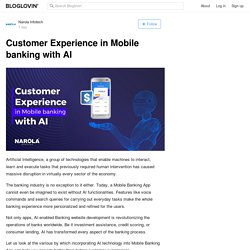 Customer Experience in Mobile banking with AI