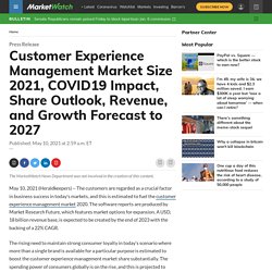 May 2021 Report on Global Customer Experience Management Market Overview, Size, Share and Trends 2027
