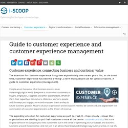 Guide to customer experience and customer experience management