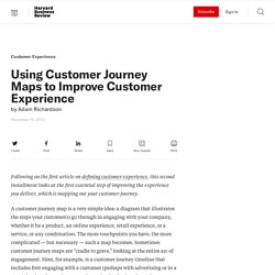 Using Customer Journey Maps to Improve Customer Experience - Adam Richardson