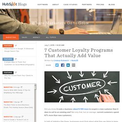 7 Customer Loyalty Programs That Actually Add Value