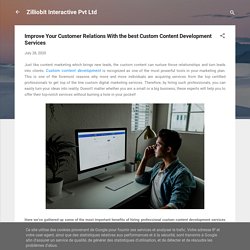Get the Best Custom Content Development Services