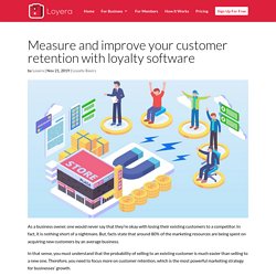 Measure and improve your customer retention with loyalty software - Loyera