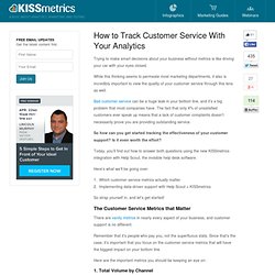 How to Track Customer Service With Your Analytics
