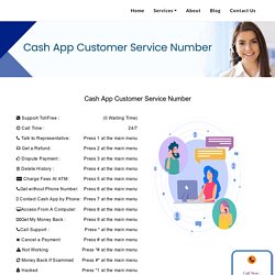 Cash App Customer Service +1-855-451-9097 Number 24/7 Available