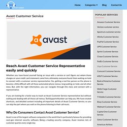 Avast Customer Service Phone Number