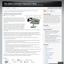 The Eptica Customer Experience Blog