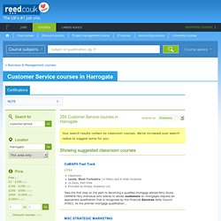 Customer Service courses in Harrogate on reed.co.uk