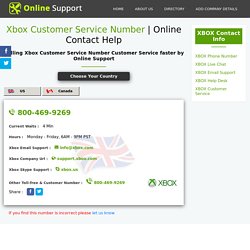 XBOX Customer Service Number and Support – Online Contact Help