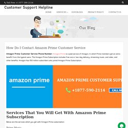 Amazon Prime Customer Support Phone Number