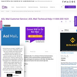 AOL Mail Technical Help +1-844-200-1631