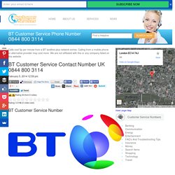 BT Customer Service Number