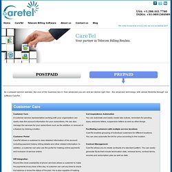 Prepaid Customer Care Services Provider