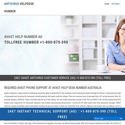 Avast Customer Support Service +1-800-875-390 Avast Helpline Number AU