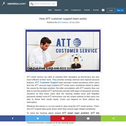 How ATT customer support team works