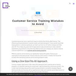 Customer Service Training Mistakes to Avoid