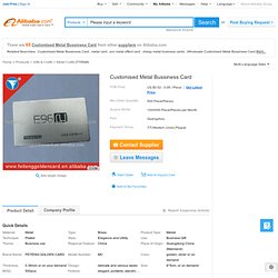 Customised Metal Bussiness Card products, buy Customised Metal Bussiness Card products from alibaba