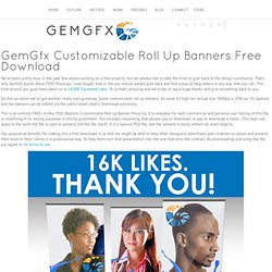 Customizable Roll Up Banners Free Download