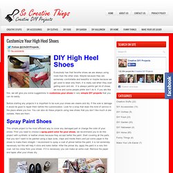 Customize Your High Heel Shoes