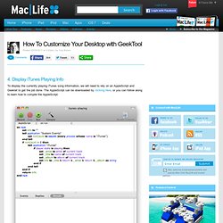 How To Customize Your Desktop with GeekTool