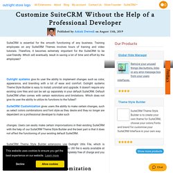 SuiteCRM Themes Customization