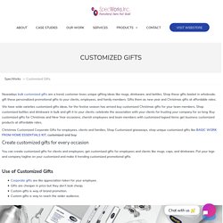 Online Customized gifts