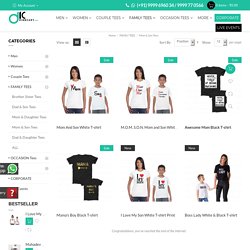 Buy Mom & Son Customized t shirts at lowest prices