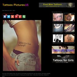 Cute Tattoos for Girls – Part I