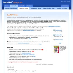 CutePDF Writer