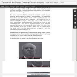 Temple of the Seven Golden Camels: Cutting for Meaning and Impact