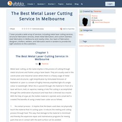 The Best Metal Laser Cutting Service In Melbourne