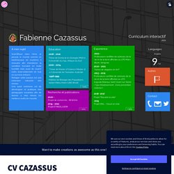 CV CAZASSUS par Fabienne Cazassus sur Genially
