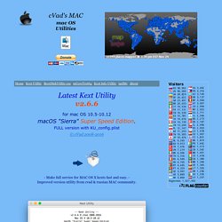 Kext Utility / Home / cVad MAC