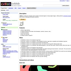 cvblob - Blob library for OpenCV