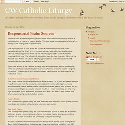 CW Catholic Liturgy: July 2012