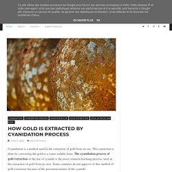 How gold is extracted by Cyanidation Process